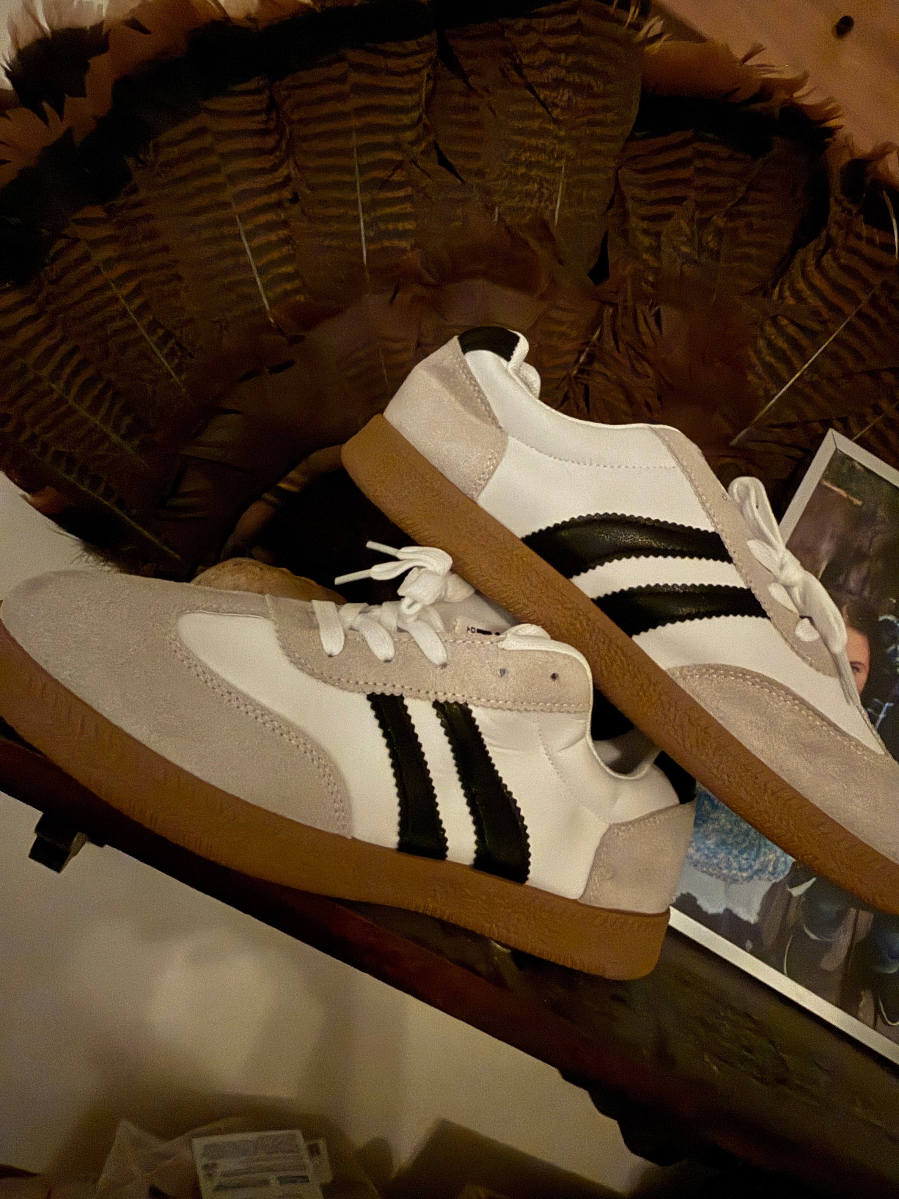 White And Black Sneakers