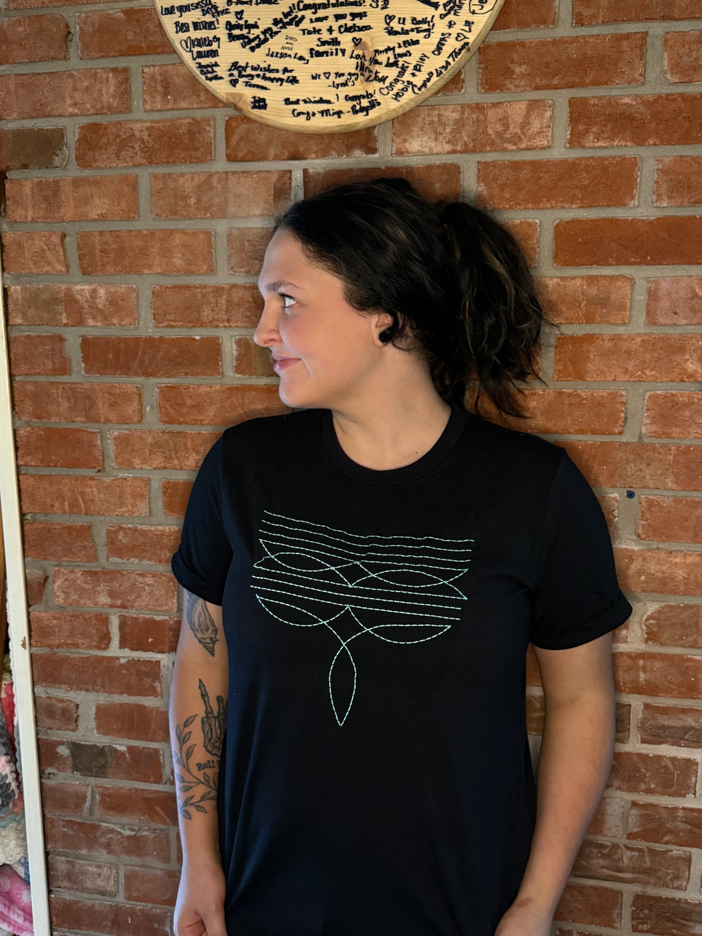Boot Stitch Graphic Tee