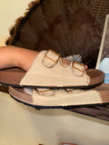 Tan Strap Sandals
