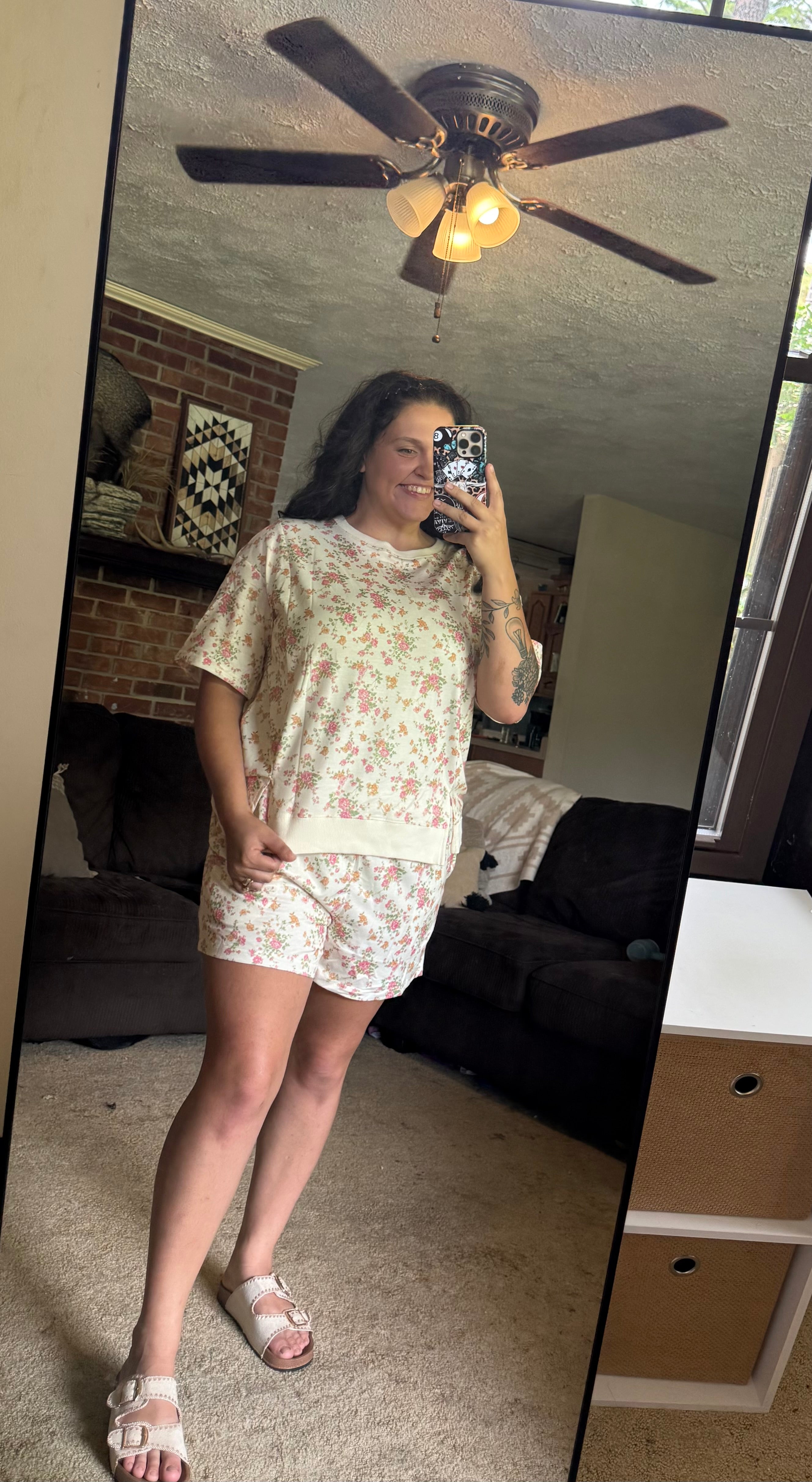 Floral Print Matching Set
