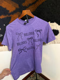 Purple Bulldog Tee