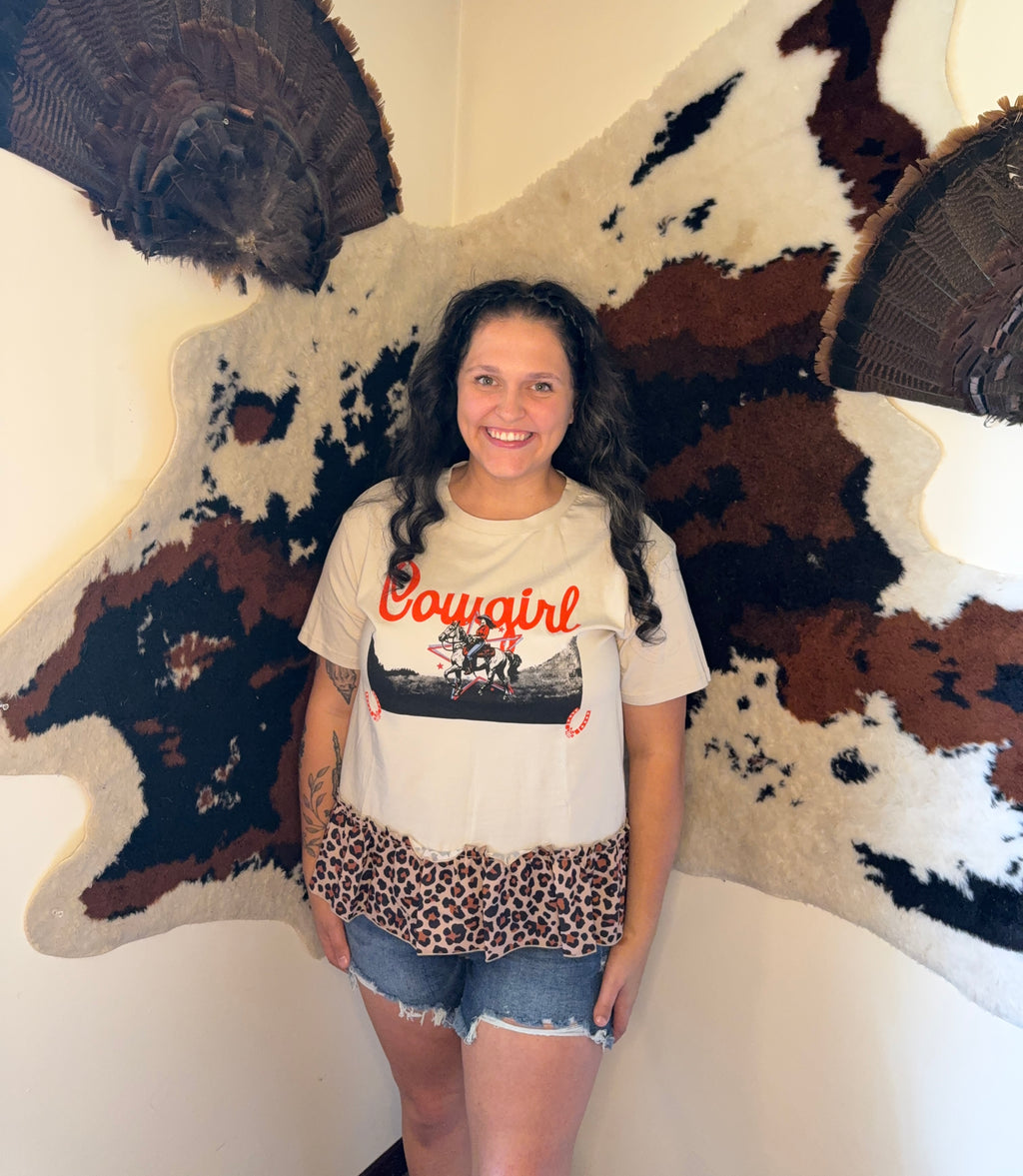 Cowgirl Ruffle Tee