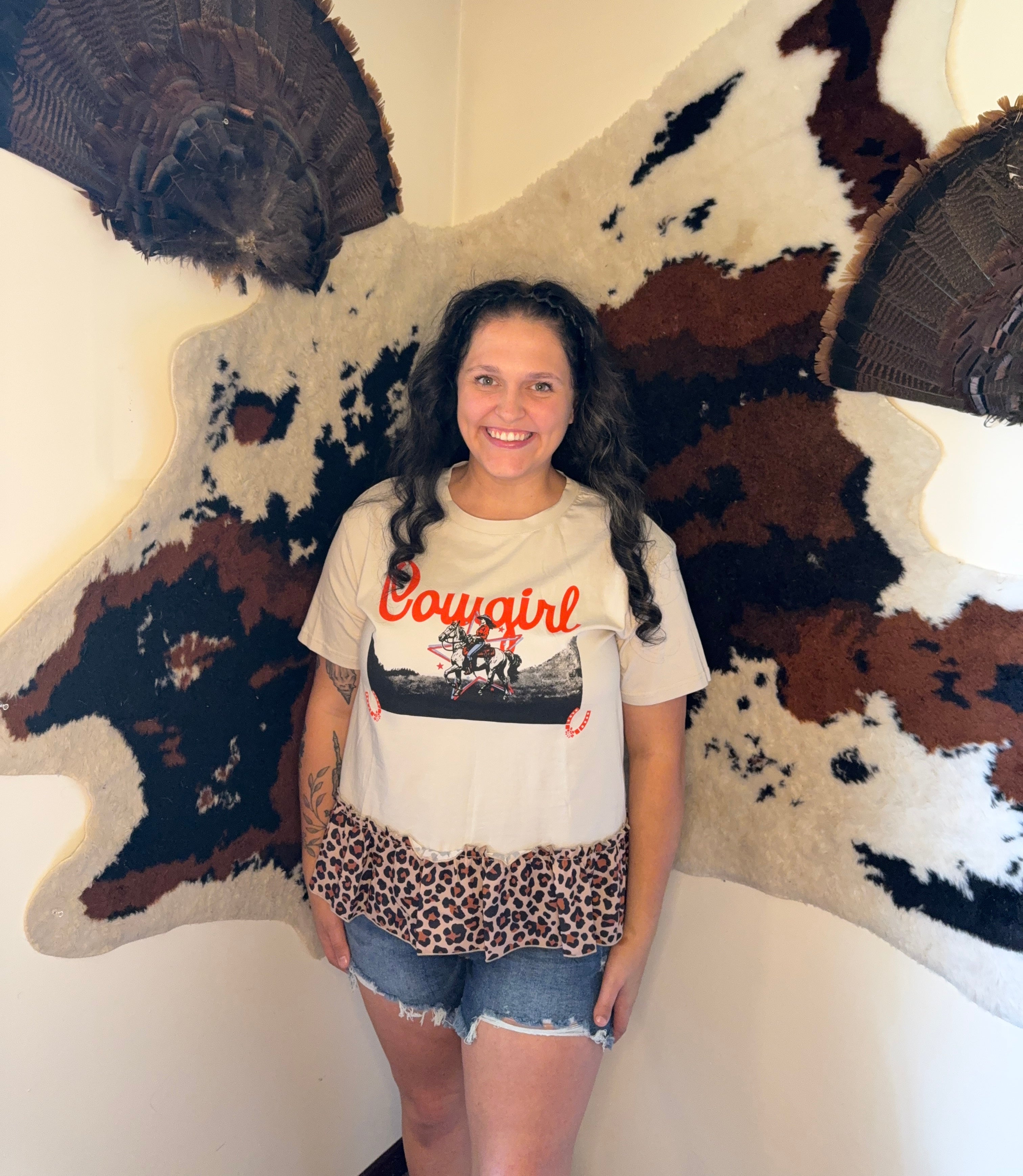 Cowgirl Ruffle Tee