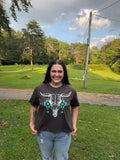Bull Skull Graphic Tee