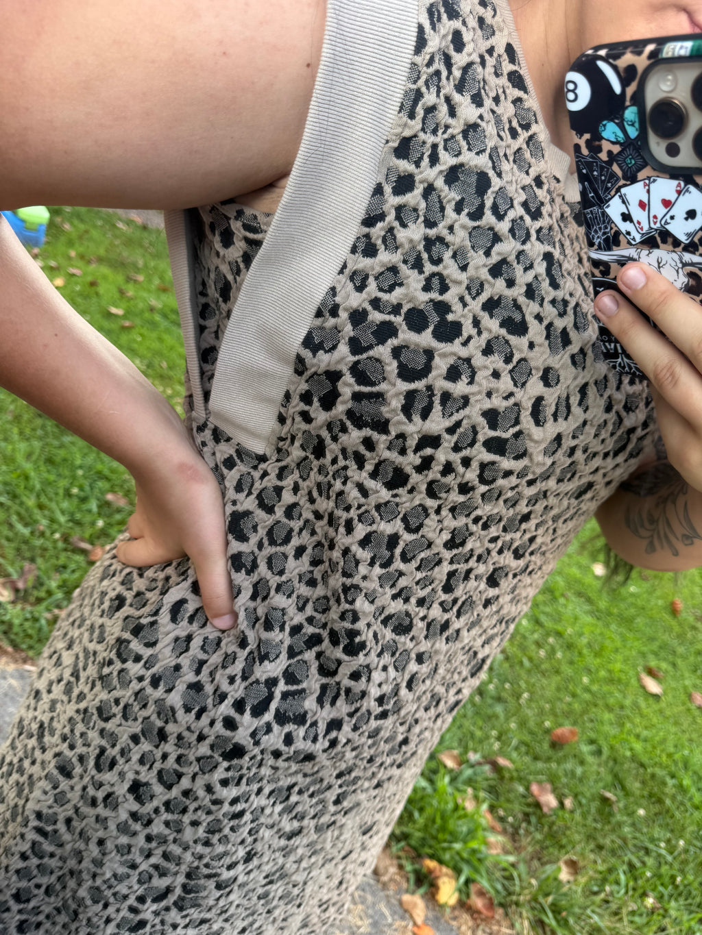 Cheetah Print Sleeveless Dress