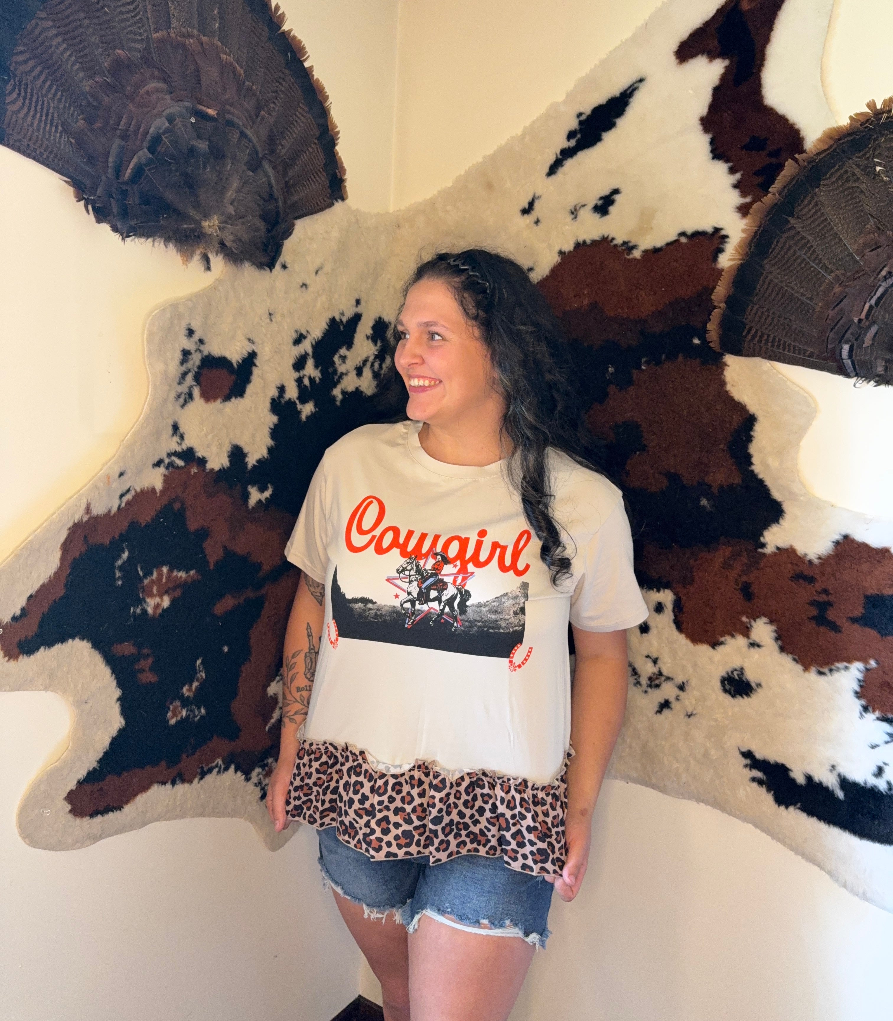 Cowgirl Ruffle Tee