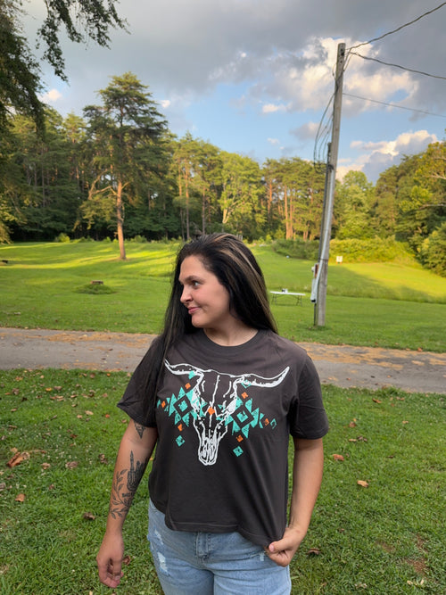 Bull Skull Graphic Tee