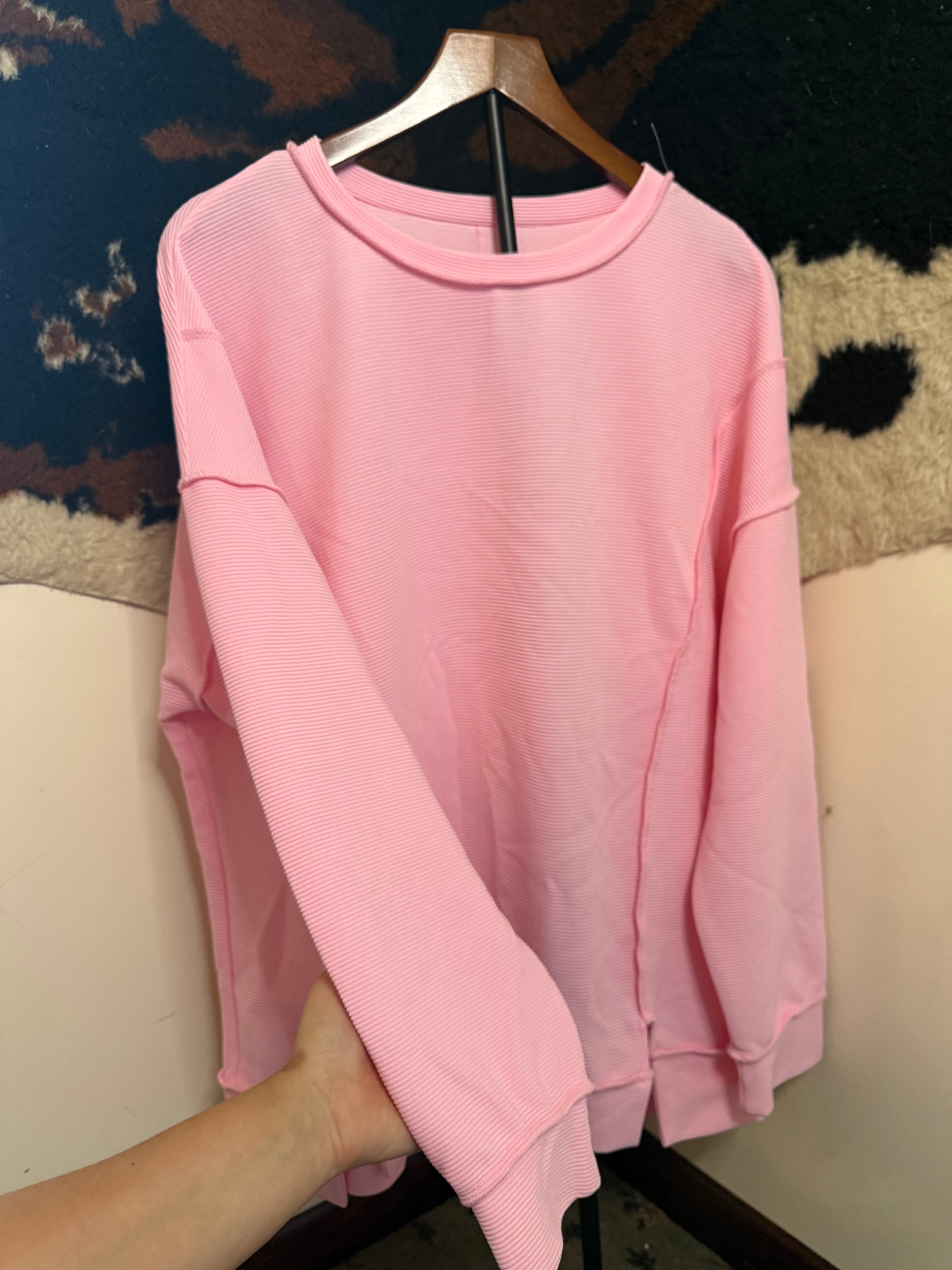 Pink Crew neck