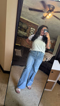 Turn Up Cuffed Jeans