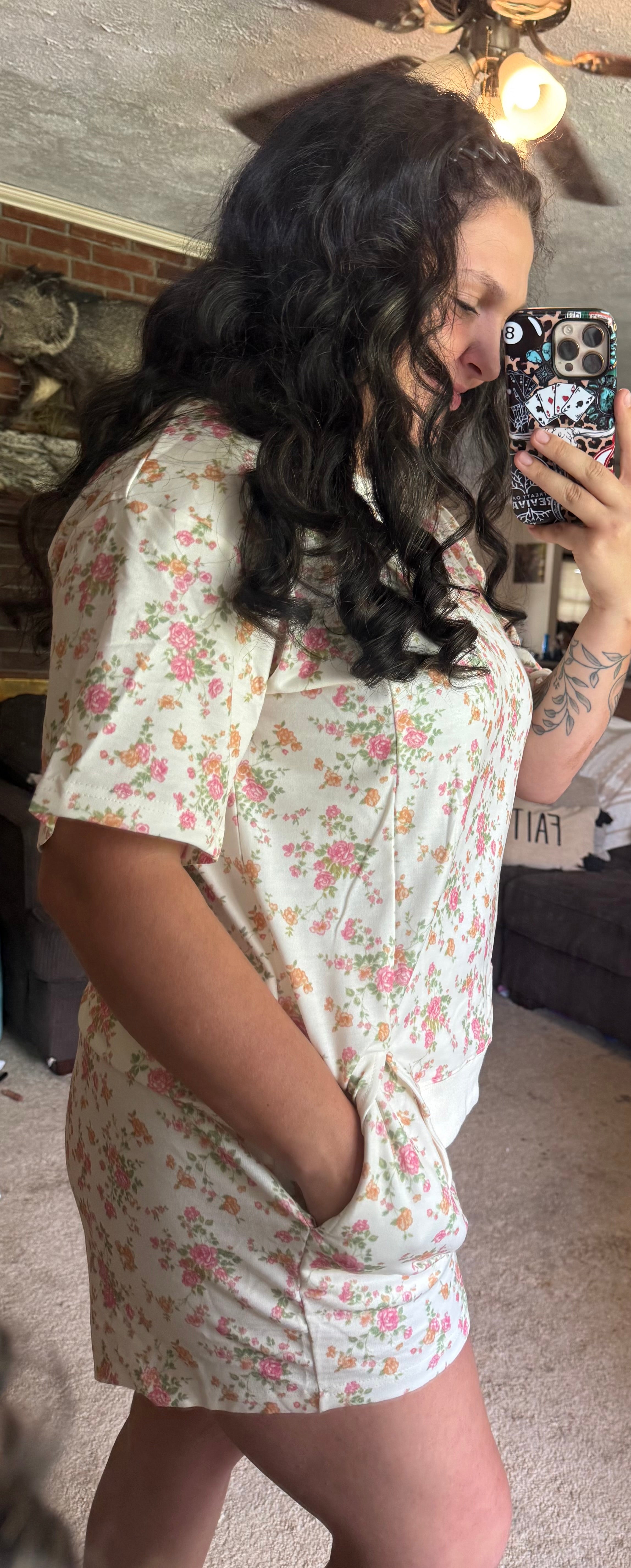 Floral Print Matching Set